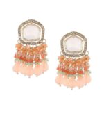 Zaveri Pearls Gold-Plated Contemporary Studs Earrings - Image 4