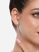 Zaveri Pearls Set of 25 Gold Plated Contemporary Studs & Hoops Earrings - Image 2