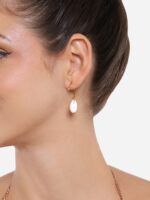 Zaveri Pearls Set of 25 Gold Plated Contemporary Studs & Hoops Earrings - Image 3