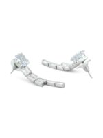 Zaveri Pearls Silver-Plated CZ Stone-Studded Brass Jewellery Set - Image 3