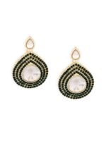 Zaveri Pearls Women Gold-Plated Austrian Diamonds & Stones Jewellery Set - Image 10