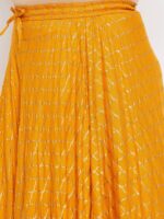 CLORA CREATION PLUS Plus Size Printed Flared Maxi Skirt - Image 6