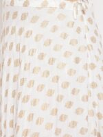CLORA CREATION PLUS Plus Size Printed Flared Rayon Skirt - Image 6