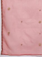 Indo Era Women Floral Embroidered Regular Sequinned Kurta with Trousers & With Dupatta - Image 4