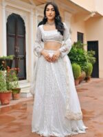 Lavanya The Label Embellished Sequinned Ready to Wear Lehenga & Blouse With Dupatta