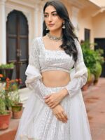 Lavanya The Label Embellished Sequinned Ready to Wear Lehenga & Blouse With Dupatta - Image 2