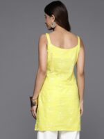 Ahalyaa Floral Printed Square Neck Kurti - Image 4