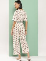 Juniper Printed Waist Tie-Ups Basic Jumpsuit - Image 4