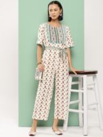 Juniper Printed Waist Tie-Ups Basic Jumpsuit - Image 5