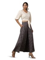 Juniper Women Ethnic Motifs Printed Flared Ethnic Palazzos - Image 2