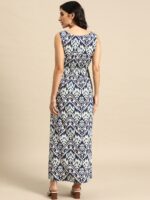 MABISH by Sonal Jain Ethnic Motifs Printed Maxi A-Line Waisted Dress - Image 4