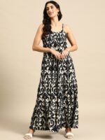 MABISH by Sonal Jain Ethnic Motifs Printed Tiered Maxi Dress