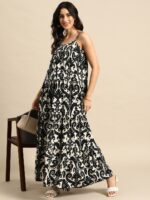 MABISH by Sonal Jain Ethnic Motifs Printed Tiered Maxi Dress - Image 5