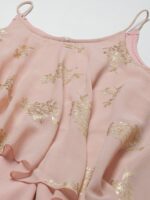 MABISH by Sonal Jain Pink Printed Basic Jumpsuit with Layered - Image 2