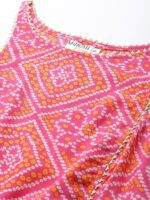 MABISH by Sonal Jain Printed Crop Top With Dhoti Pants - Image 2