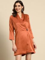 MABISH by Sonal Jain Shawl Neck Playsuit