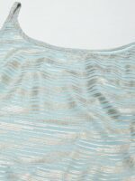 MABISH by Sonal Jain Women Blue Printed Kurta with Sharara - Image 2