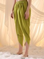 Anouk Floral Yoke Design Regular Kurta with Dhoti Pants & With Dupatta - Image 7