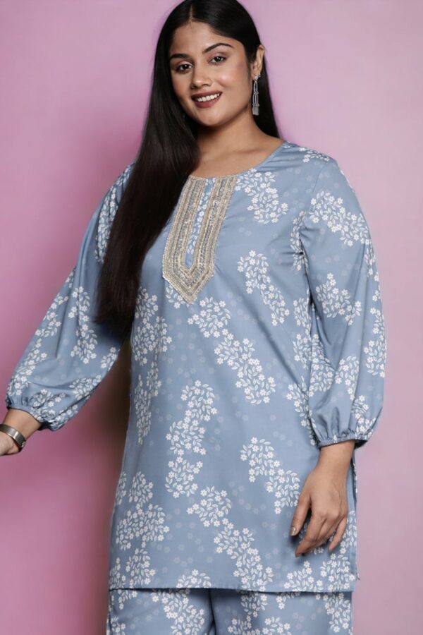 A PLUS BY AHALYAA Floral Printed Tunic