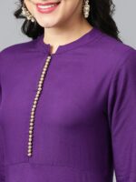 Khushal K Women Ethnic Motifs Printed Empire Kurta with Palazzos & With Dupatta - Image 2