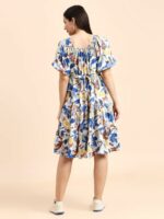 MomToBe Abstract Print Maternity Fit & Flare Dress - Image 4