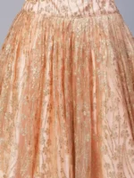 Sequins And Embroidery Work Nylon Net Party Wear Lehenga Choli - Image 4