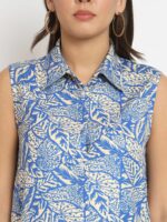 angloindu Printed Maternity Shirt Dress - Image 2
