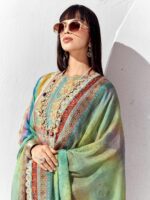 Indo Era Women Ethnic Motifs Printed Regular Kurta with Trousers & With Dupatta - Image 2
