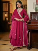 Lavanya The Label Embellished V-Neck Maxi Ethnic Dress