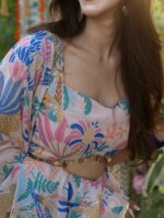 Lavanya The Label Floral Printed Ready To Wear Lehenga & Blouse With Dupatta - Image 2