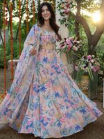 Lavanya The Label Floral Printed Ready To Wear Lehenga & Blouse With Dupatta - Image 3