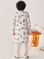 pspeaches Boys Ethnic Motifs Printed Regular Kurta with Pyjamas - Image 3