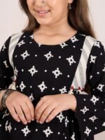 pspeaches Floral Printed Cotton Fit & Flare Midi Dress - Image 2