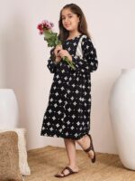 pspeaches Floral Printed Cotton Fit & Flare Midi Dress - Image 5