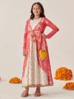 pspeaches Girls Ethnic Motifs Print Maxi Dress