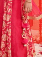 pspeaches Girls Printed Ready to Wear Lehenga & Blouse With Dupatta - Image 3