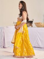 pspeaches Girls Printed Ready to Wear Lehenga & Blouse With Dupatta - Image 4