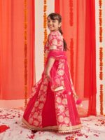 pspeaches Girls Printed Ready to Wear Lehenga & Blouse With Dupatta - Image 4