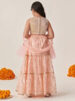 pspeaches Girls Printed Ready to Wear Lehenga & Blouse With Dupatta - Image 5