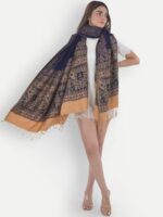 BAISA Unisex Ethnic Motifs Woven Design Shawl - Image 4