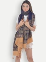BAISA Unisex Ethnic Motifs Woven Design Shawl - Image 5