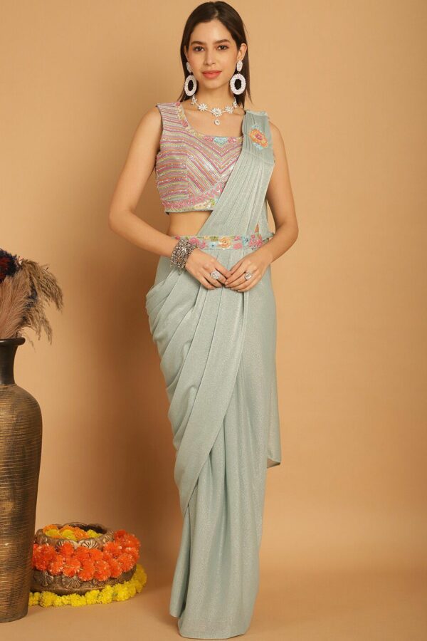 Grancy Embellished Ready to Wear Saree