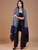 SWI Stylish Women Floral Embroidered Shawl