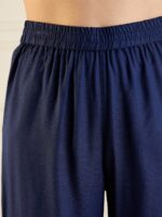 Shae by SASSAFRAS Embroidered Peplum Top With Palazzo Co-Ords - Image 3
