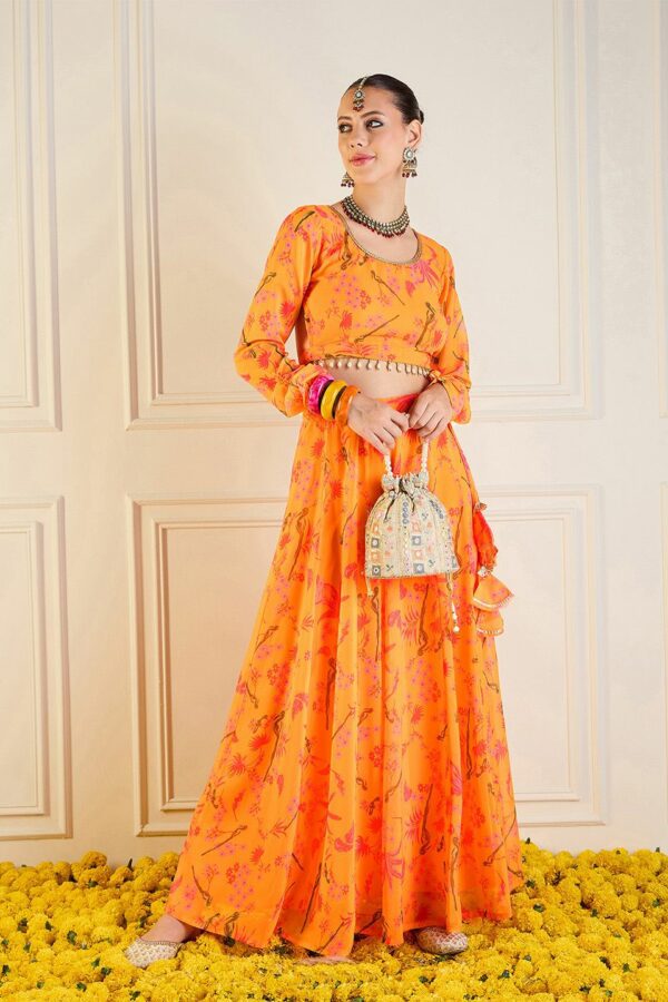 Shae by SASSAFRAS Printed Ready to Wear Lehenga &