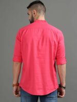 Tallwalker Mandarin collar Cotton Kurta - Image 5