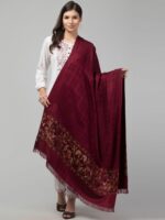 Tweedle Ethnic Motifs Woven Design Acrylic Shawl - Image 4