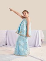 pspeaches Girls Printed Regular Kurti with Palazzos - Image 5