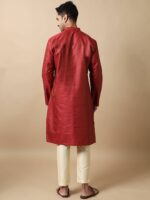 FILORI Self Design Ethnic Motif Festive Long Kurta - Image 4