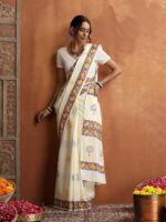HOC Crafts Hand Block Printed Saree
